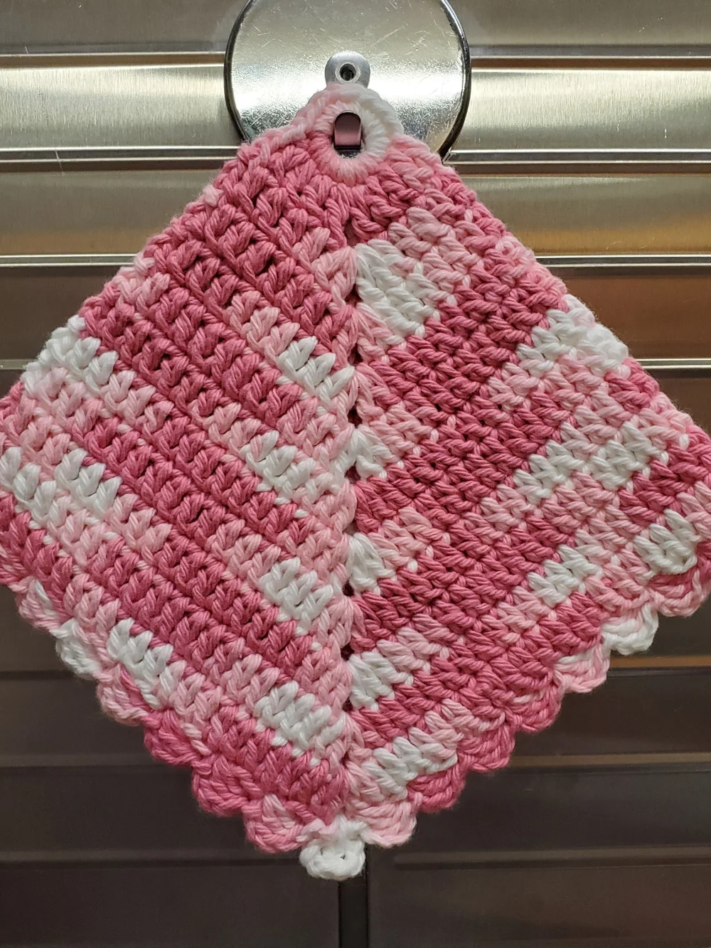 Handmade Granny Core Double Crochet Cotton Potholders Hot Pads Trivet